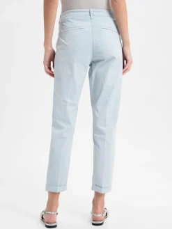 MAC Hosen*Damen Hose - Chino hellblau uni