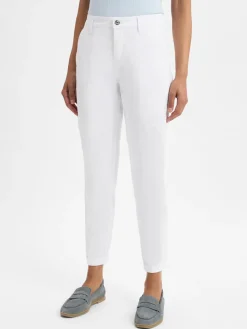 MAC Hosen*Damen Hose - Chino weiß uni
