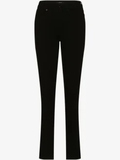 Opus Hosen*Damen Hose - Elma schwarz uni