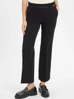 Cambio Hosen*Damen Hose - Francoise schwarz strukturiert