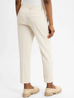 Cambio Hosen*Damen Hose - Krystal weiß uni