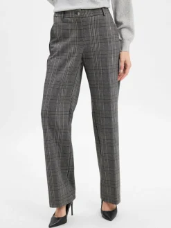 BRAX Hosen*Damen Hose - Maine grau schwarz kariert