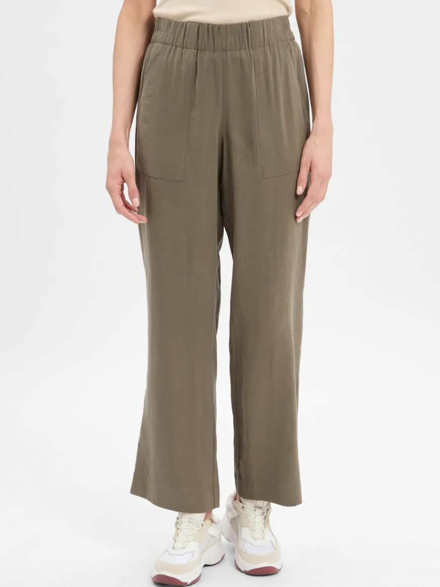 Opus Hosen*Damen Hose - Marou cargo oliv uni