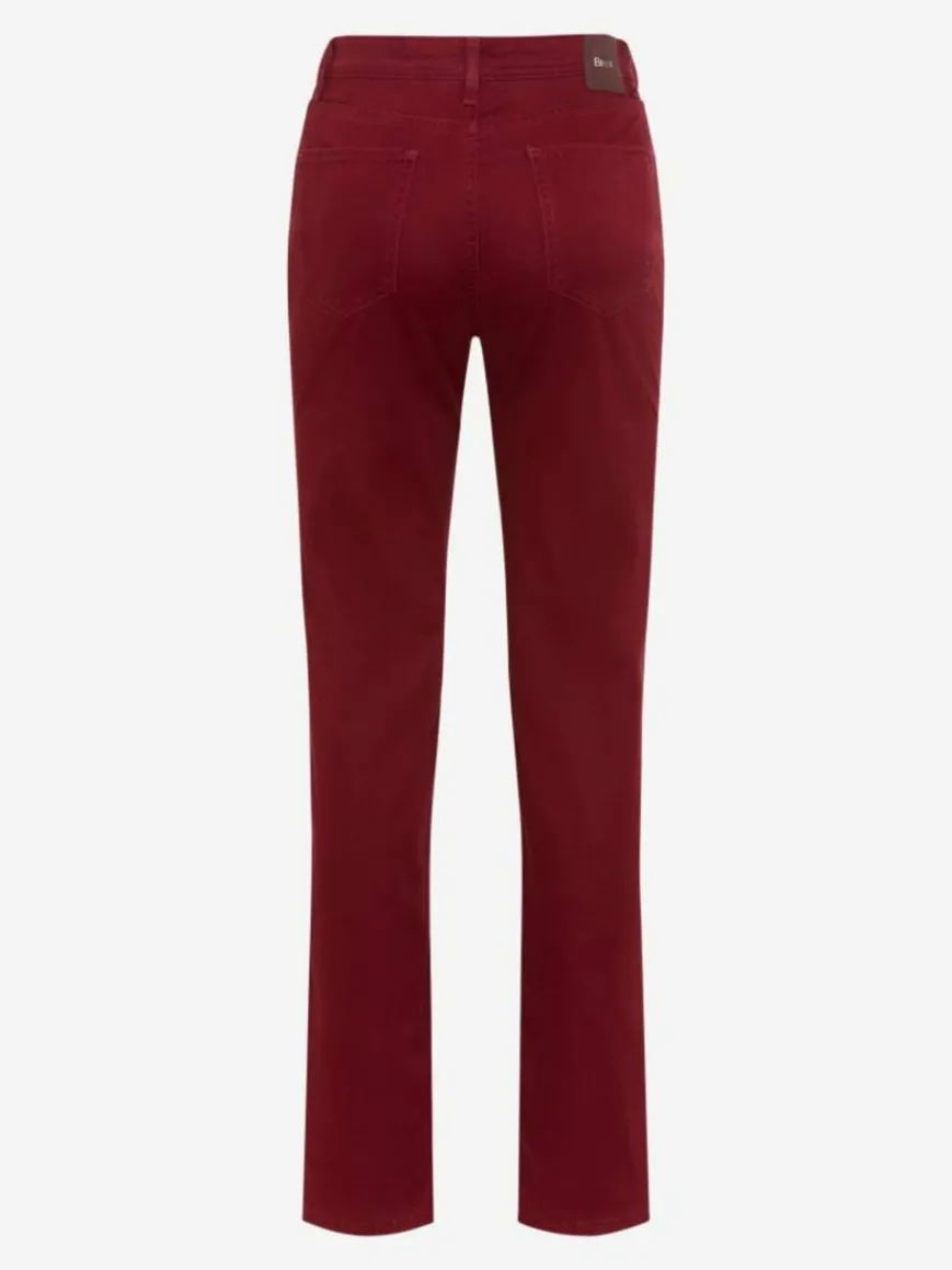 BRAX Hosen*Damen Hose - Mary bordeaux uni