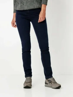 Relaxed Hosen*Damen Hose - Meine beste Freundin blau uni