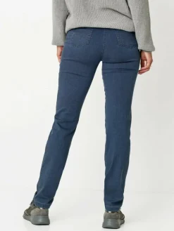 Relaxed Hosen*Damen Hose - Meine beste Freundin blau uni