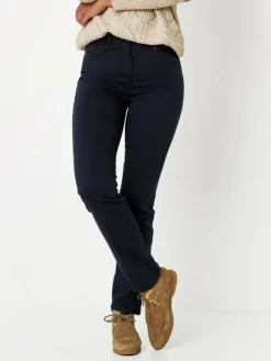 Relaxed Hosen*Damen Hose - Meine beste Freundin blau uni