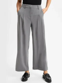 Msch Copenhagen Hosen*Damen Hose - MSCHHenrika hellgrau uni