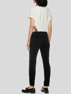 Marc Cain Hosen*Damen Hose - SILVI schwarz uni