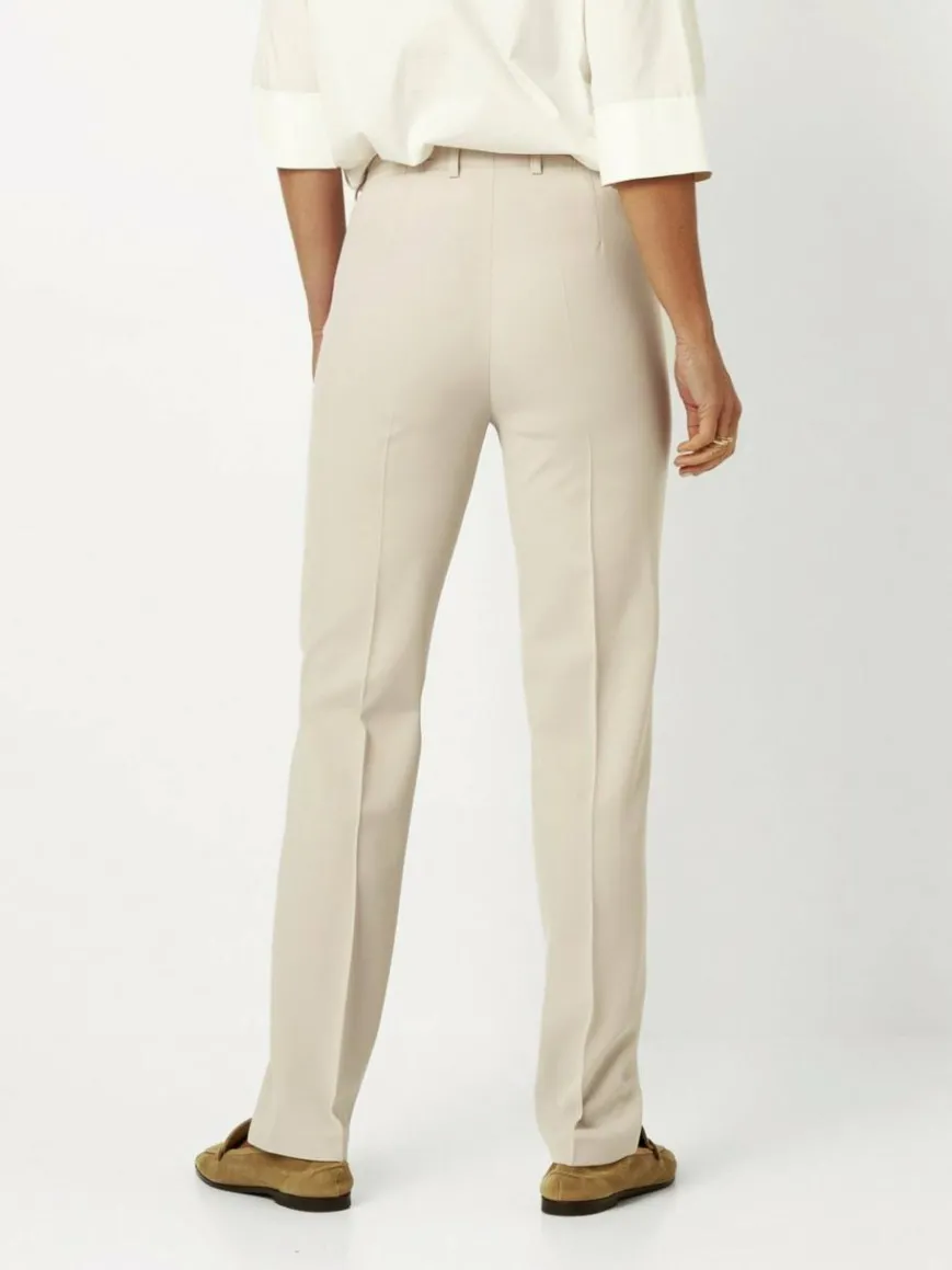 Relaxed Hosen*Damen Hose - Steffi beige uni