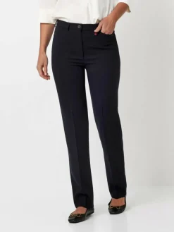 Relaxed Hosen*Damen Hose - Steffi blau uni