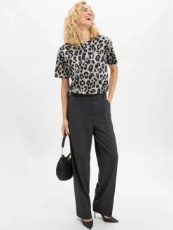 Cambio Hosen*Damen Hose Glam anthrazit uni