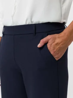 Frank Walder Hosen*Damen Hose MIA marine blau uni