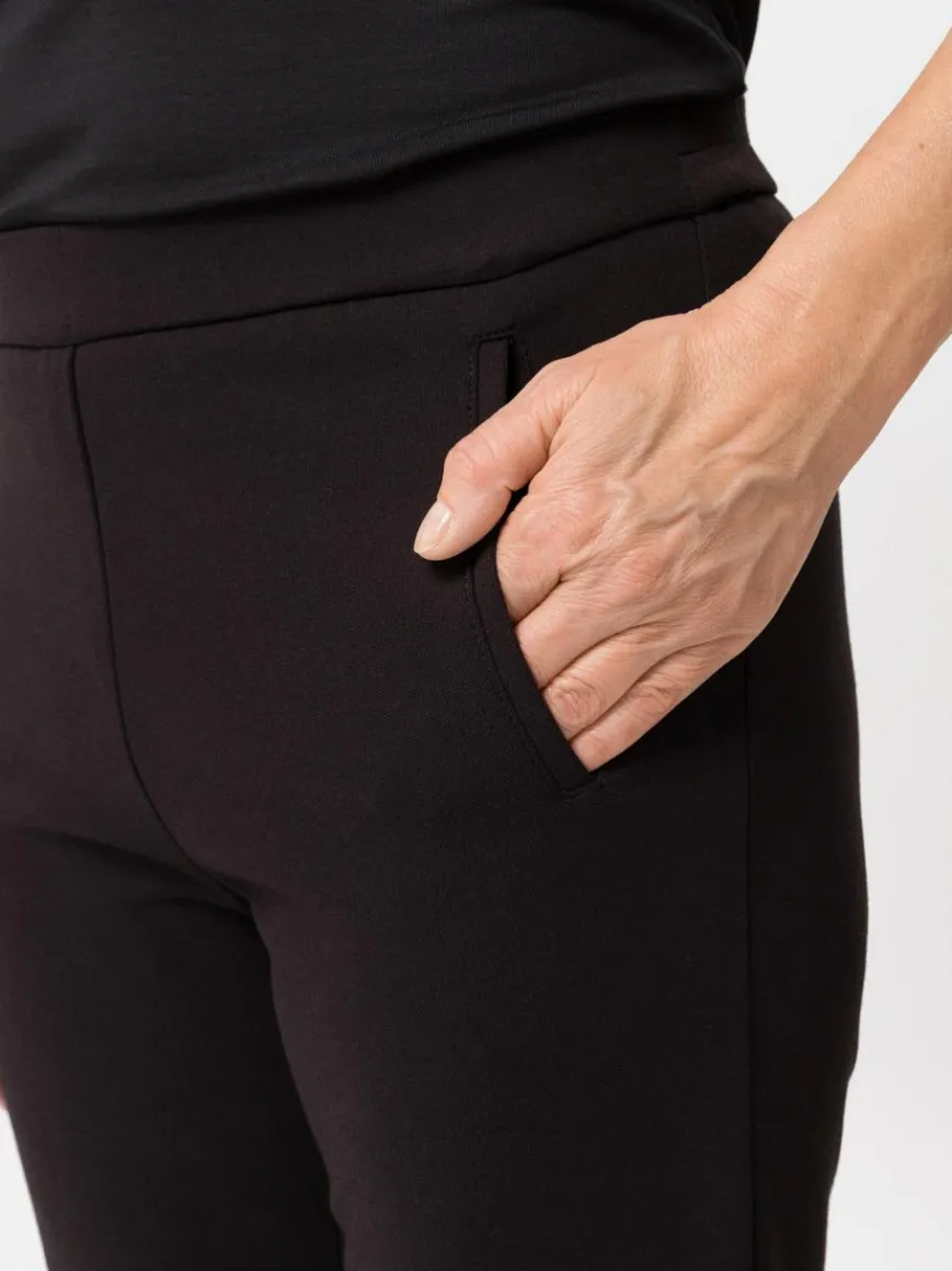 Frank Walder Hosen*Damen Hose MIA schwarz uni