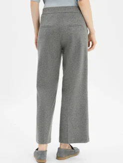 Cambio Hosen*Damen Hose mit Wollanteil - Cameron grau meliert