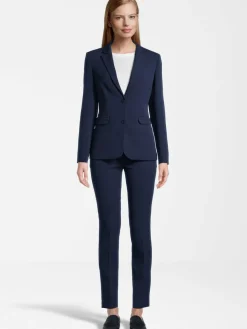 Vestino Blazer*Damen Hosenanzug Slim fit marine uni