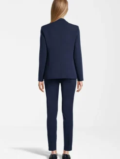 Vestino Blazer*Damen Hosenanzug Slim fit marine uni