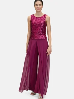 Vera Mont Röcke*Damen Hosenrock rot uni