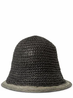 Marie Lund Mützen & Hüte*Damen Hut schwarz strukturiert