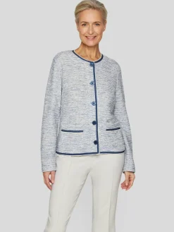 RABE Blazer*Damen Jacke blau strukturiert