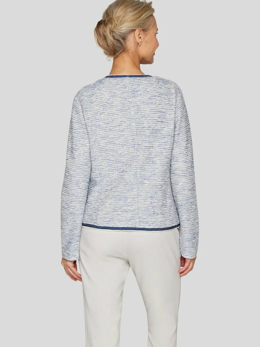 RABE Blazer*Damen Jacke blau strukturiert