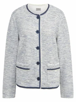 RABE Blazer*Damen Jacke blau strukturiert