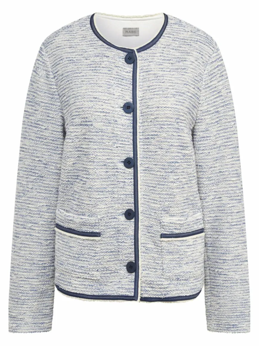RABE Blazer*Damen Jacke blau strukturiert
