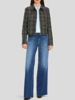 Marc Cain Blazer*Damen Jacke hellblau gemustert