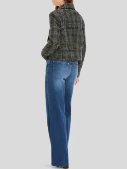 Marc Cain Blazer*Damen Jacke hellblau gemustert