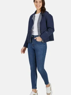 White Label Blazer*Damen Jacke blau uni