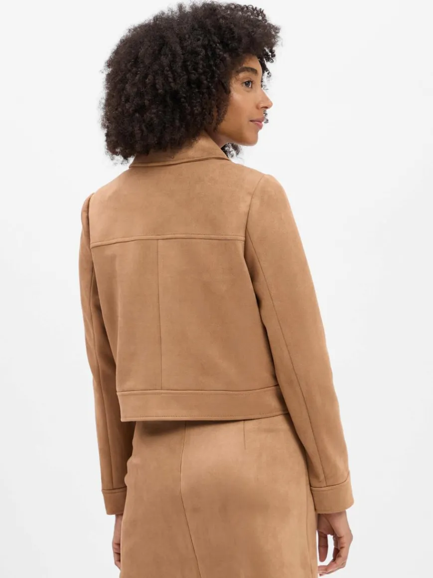 zero Jacken & Westen*Damen Jacke camel uni