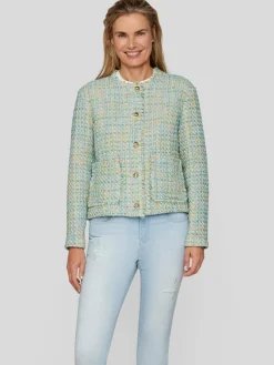 RABE Blazer*Damen Jacke grün gemustert