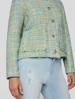 RABE Blazer*Damen Jacke grün gemustert