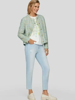 RABE Blazer*Damen Jacke grün gemustert