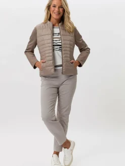 Frank Walder Blazer*Damen Jacke taupe braun uni