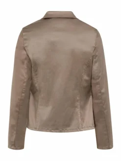 Frank Walder Blazer*Damen Jacke taupe braun uni