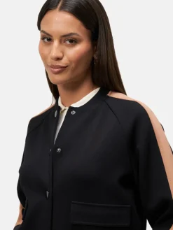 zero Blazer*Damen Jacke schwarz uni