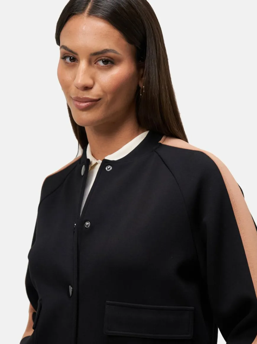 zero Blazer*Damen Jacke schwarz uni