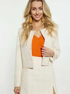 IZIA Blazer*Damen Jacke beige uni