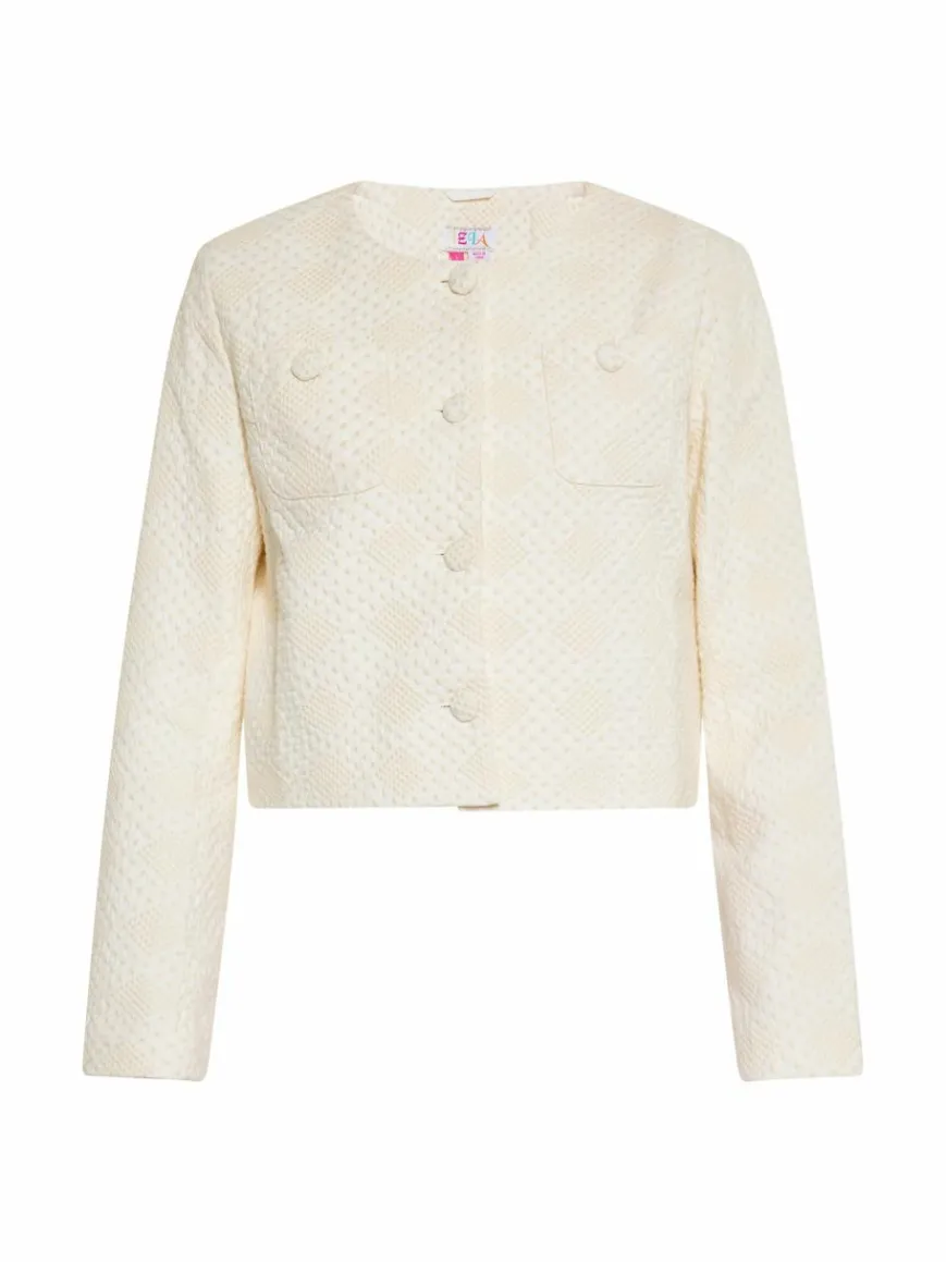 IZIA Blazer*Damen Jacke beige uni