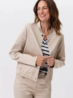 Frank Walder Blazer*Damen Jacke beige uni