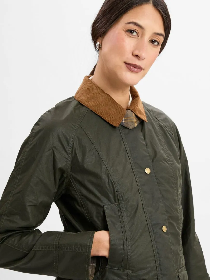 Barbour Jacken & Westen*Damen Jacke - Beadnell oliv uni