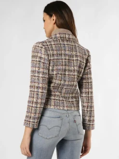 ba&sh Blazer*Damen Jacke - Tyee beige lila kariert