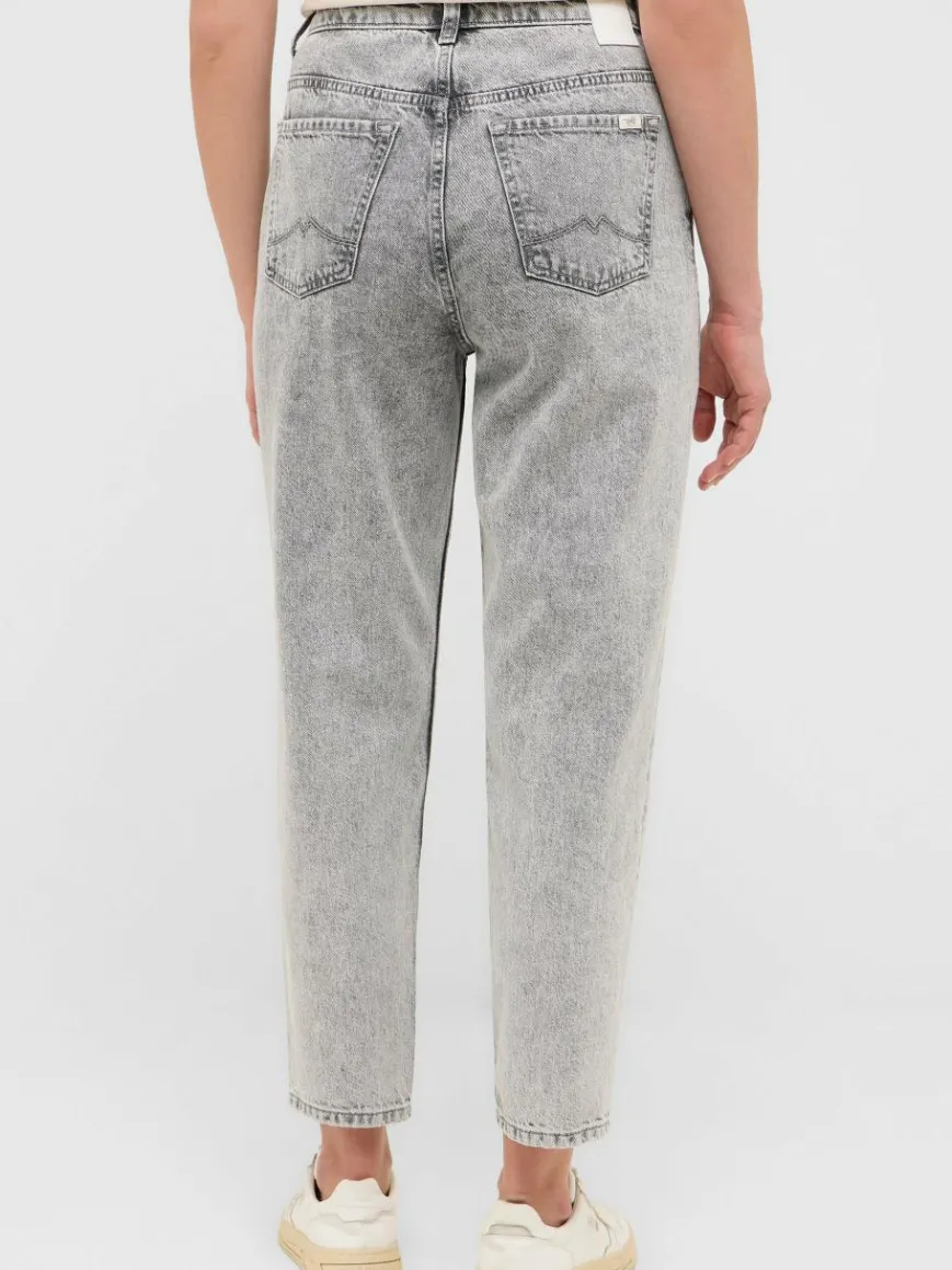 Mustang Jeans*Damen Jeans hellgrau uni