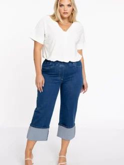 YOEK Jeans*Damen Jeans denim uni