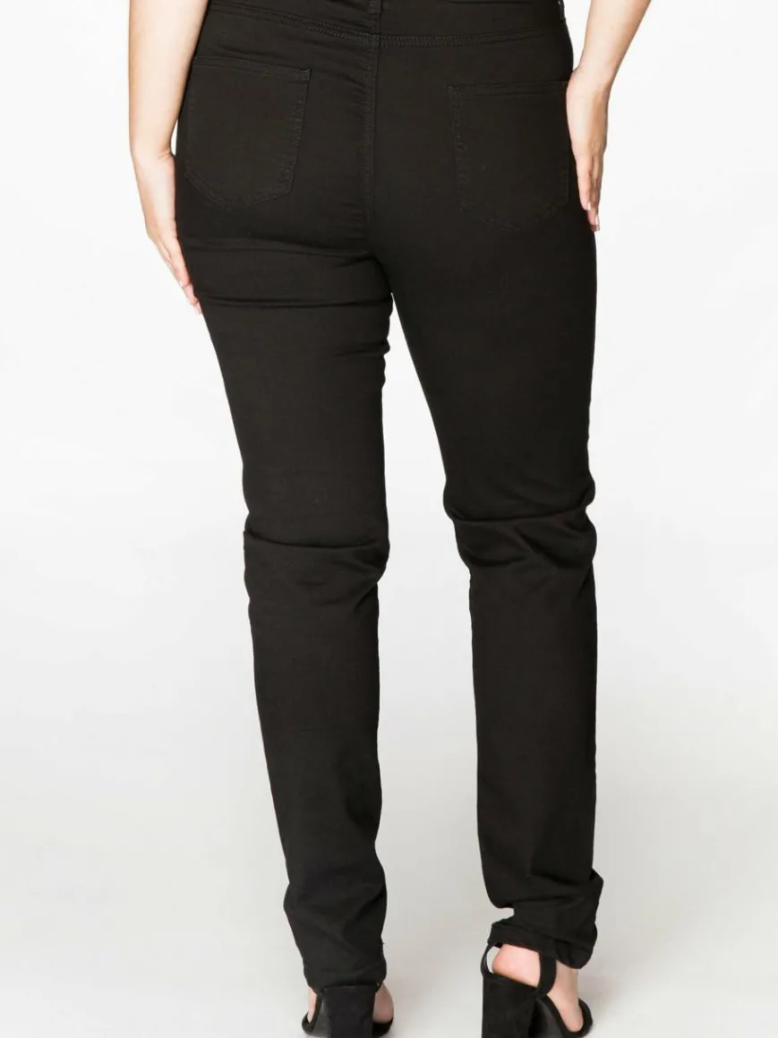 YOEK Jeans*Damen Jeans schwarz uni