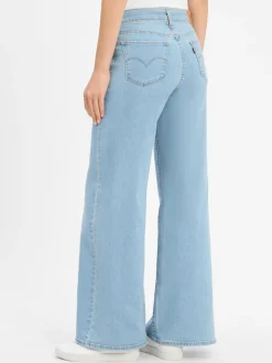 Levi's Jeans|Hosen*Damen Jeans - 318 Shaping Wide Leg bleached uni