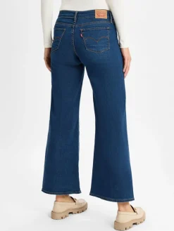 Levi's Hosen*Damen Jeans - 318 Shaping Wide Leg dark stone uni