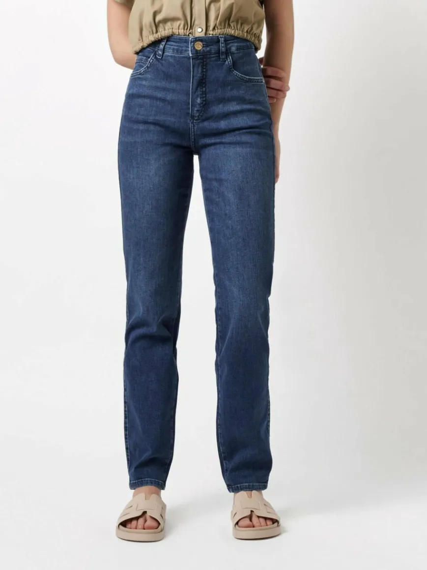 Rosner Jeans*Damen Jeans - Audrey1 blau uni