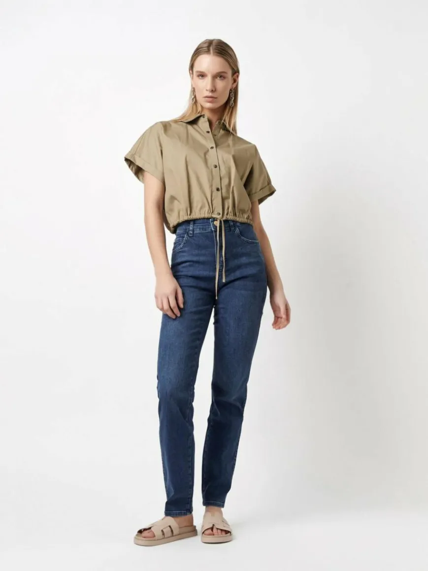 Rosner Jeans*Damen Jeans - Audrey1 blau uni